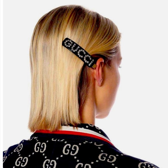 💐Gucci ✨ Swarovski Crystal Gucci single hair clip - Picture 6 of 8